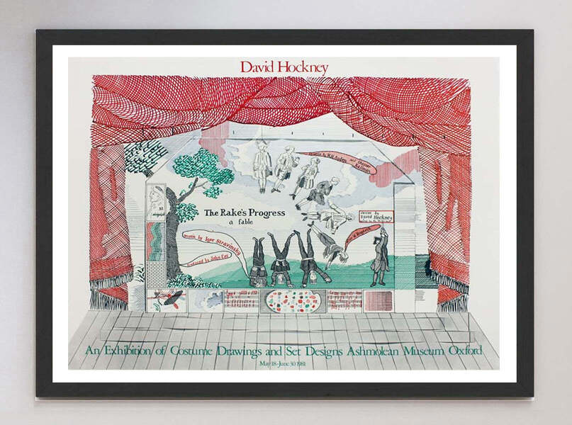 The Rake Progress David Hockney The Rake's Progress Ashmolean Museum Original Vintage ...
