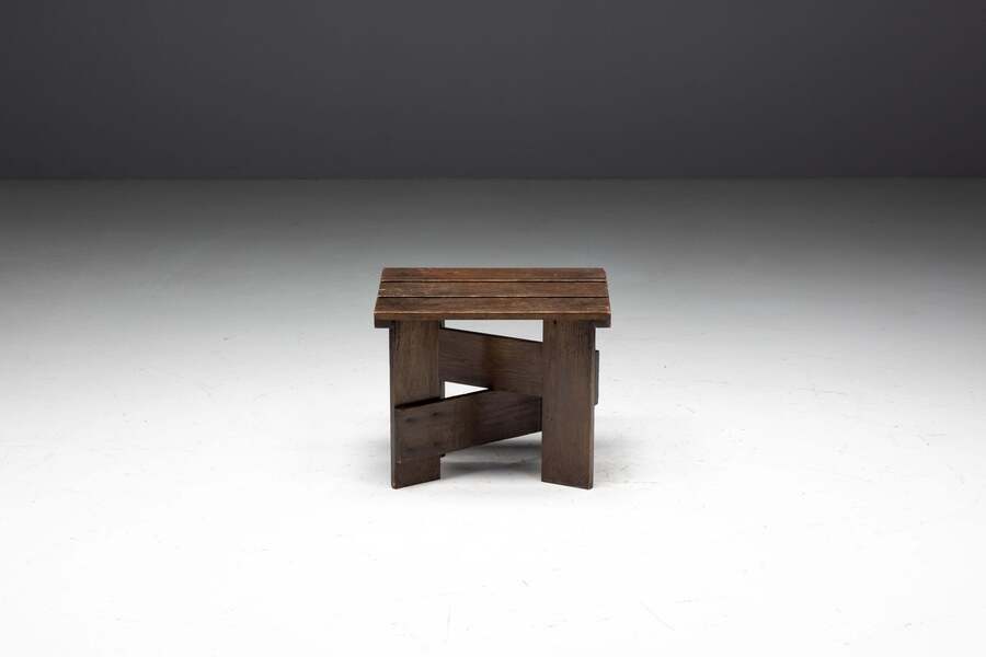 Crate Side Table By Gerrit Rietveld, Netherlands, 1930s photo for sale
