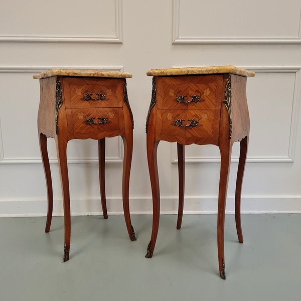Pair Of Kingwood Bedside Tables C1930 Free Delivery Eng/Wales