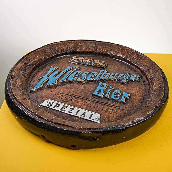 Vintage Wieselburger Beer Gadget Wall Plaster