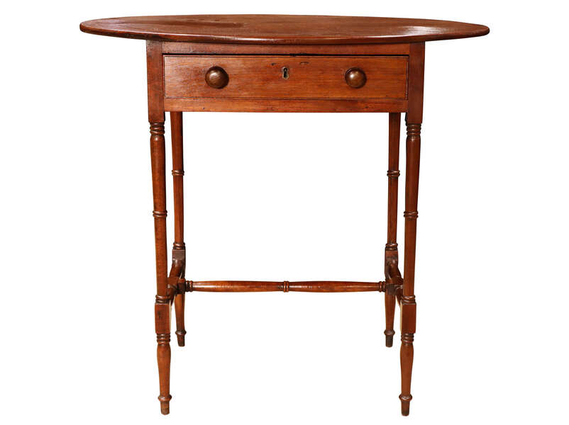 Regency Oval Lamp Table