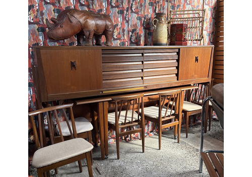 Mid Century Dining Suite By Elliots Of Newbury, England, Circa 1960s