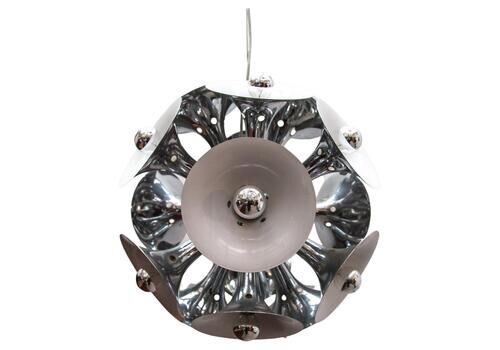Chrome Sputnik Trompet Chandelier Model Dandelion, Italy