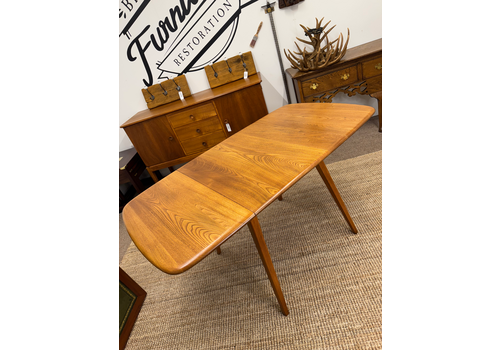 Vintage Ercol Elm Drop Leaf Dining Table