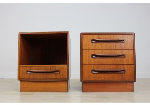 2 G Plan Fresco Teak Bedsides, 1970s