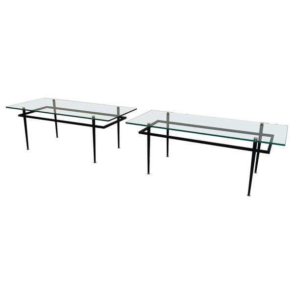Roger Le Bihan Pair Of French Coffee Table  Airborne  Minimalist Before Pawson
