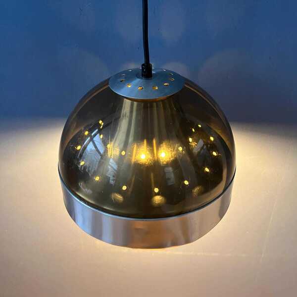 Mid Century Dijkstra Plexiglass Space Age Pendant Lamp