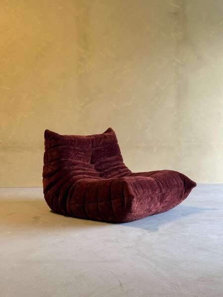 Burgundy Ligne Roset One Seater