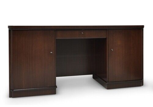 Mid Century Desk Art Deco Around 1950 Mahogany Antique Office