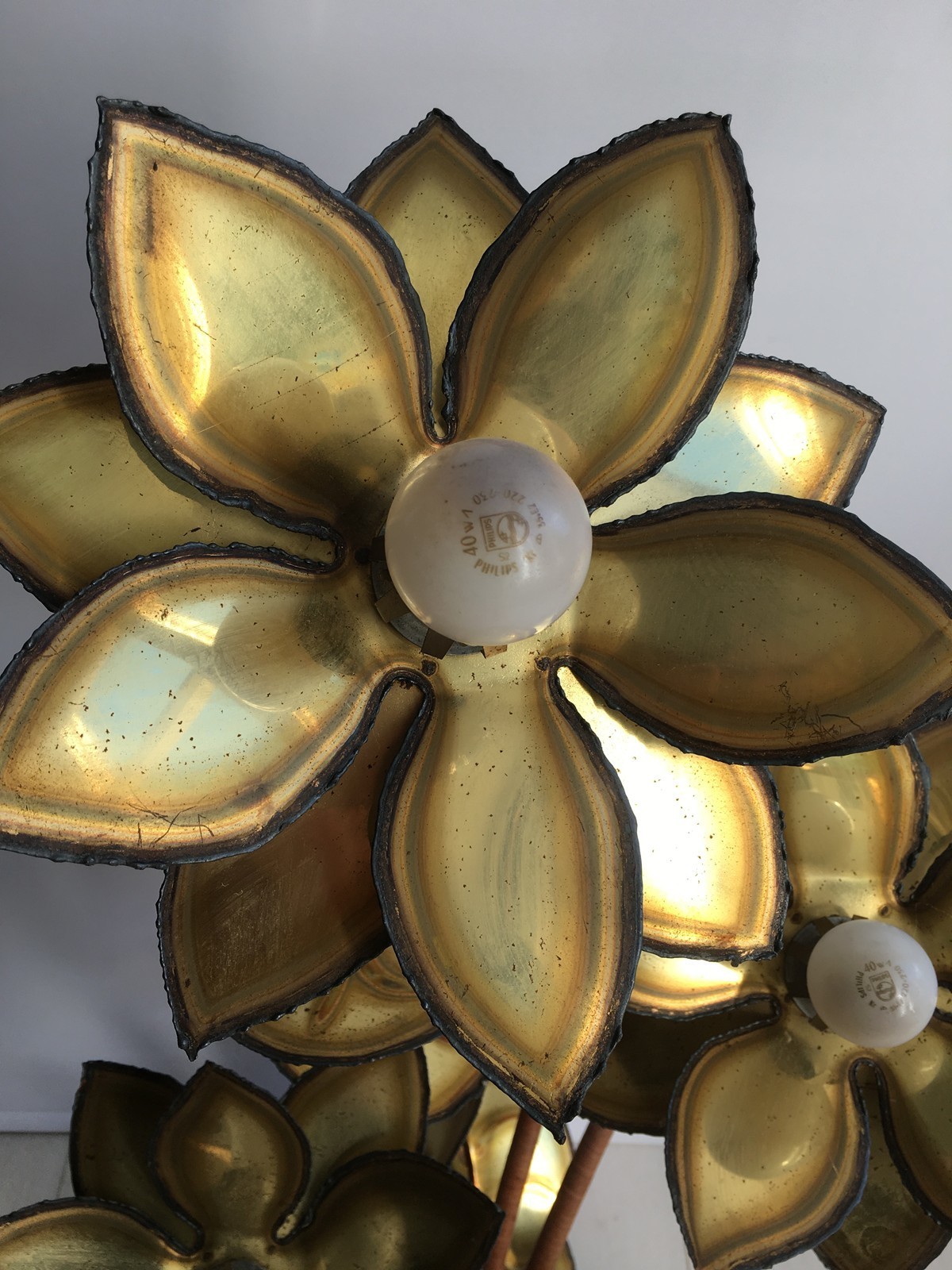 House Jansen Lotus Flower Lamp