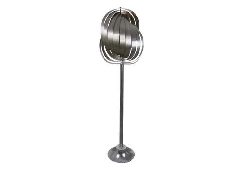 Space Age Metal Floor Lamp By Henri Mathieu, France, 1970s
