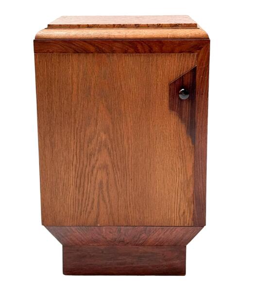 Art Deco Nightstand Or Bedside Table With Marble Top, 1930s photo furniture