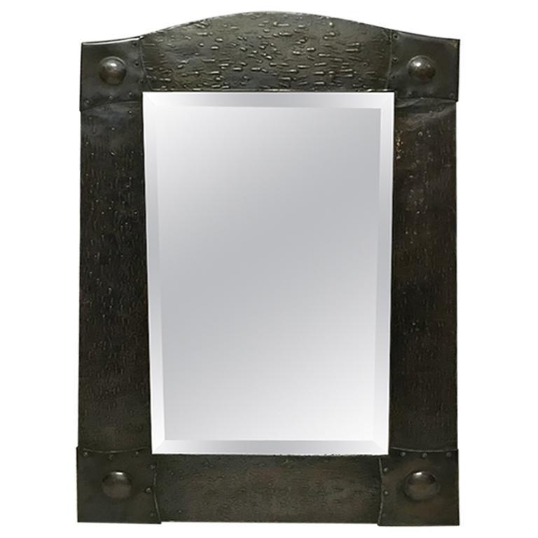 Liberty Co An Arts Crafts A Framed Hand Hammered Copper Framed Hand Hammered Copper