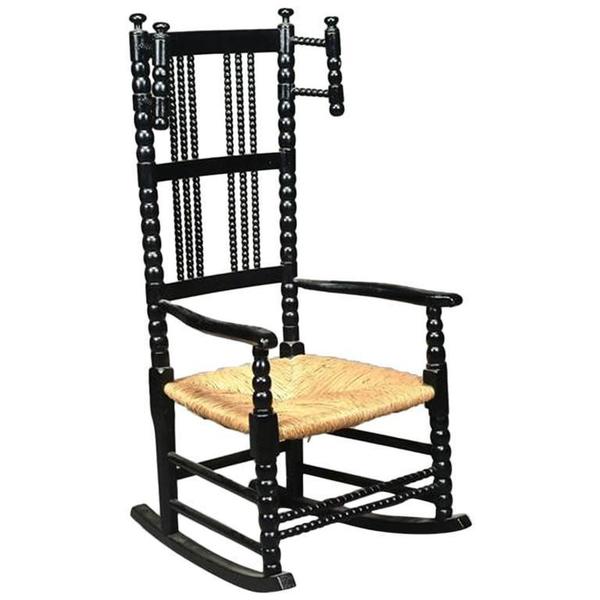 Ebonised 'Turner's' Rocking Chair, In The Style Of Philip Webb