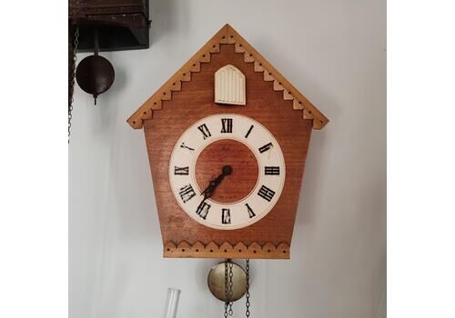 Rare Mayak Ussr Vintage Soviet Cuckoo Clock – Wooden Mechanical Wall Clock, Collectible Retro Timepiece, Untested But Complete Russian
