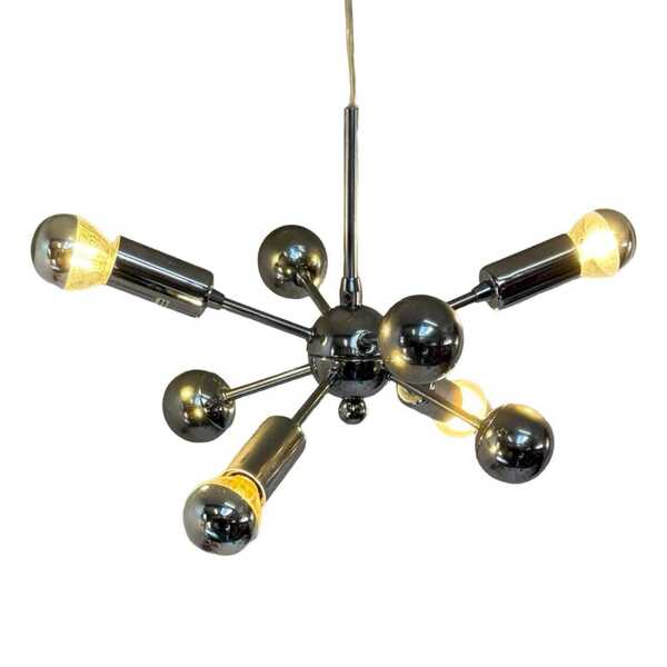 Hanging Pendant Model Sputnik Including New Bulbs Space Age Design