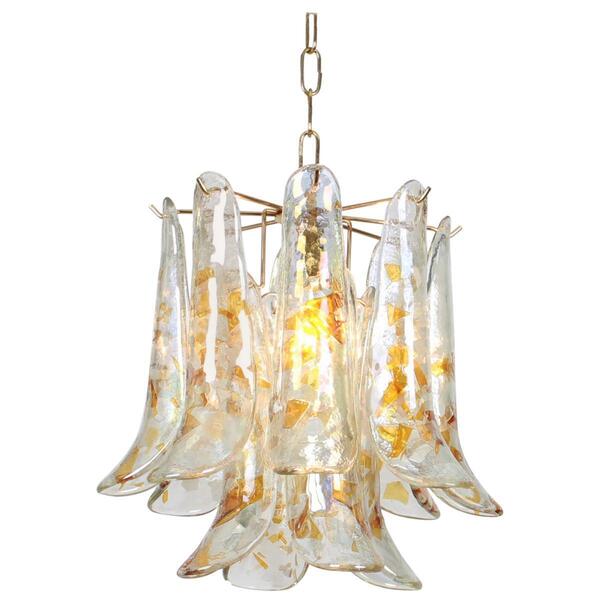 Murano Glass Chandelier Designed By Carlo Nason For Mazzega, 1970s