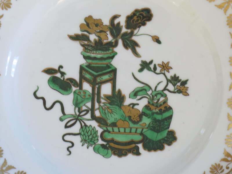 Georgian Spode Plate Or Dish Chinoiserie Pattern 1867