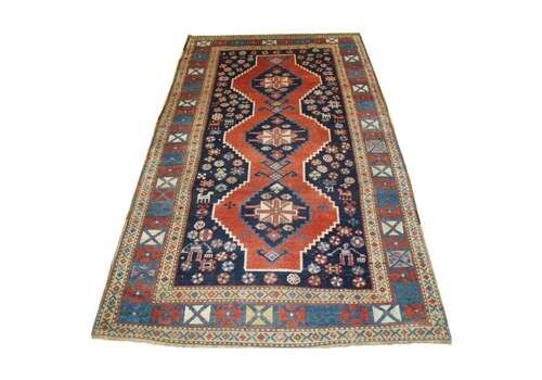 Antique Caucasian Karabagh Or Armenian Kazak Rug, Circa 1900