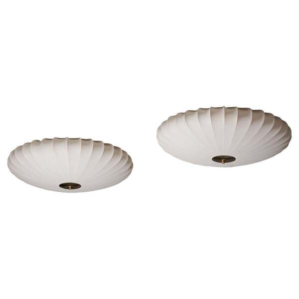 Pair Of Model K5 25 Flush Mounts, Idman Oy, 1950s