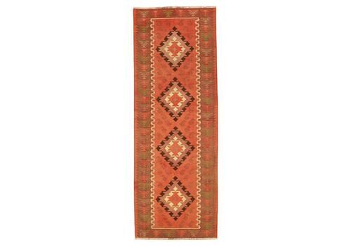 Old Caucasian Runner Kilim Karabakh, Ca. 1940