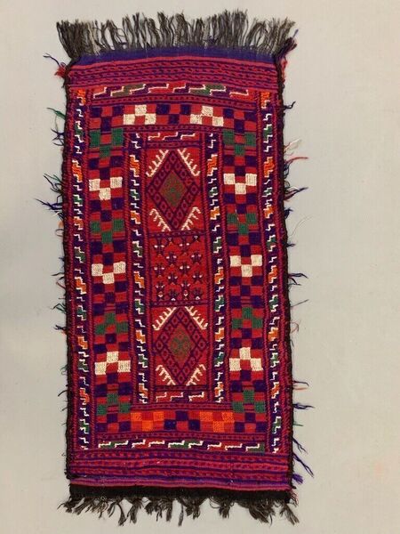 Small Vintage Turkish Kilim Rug 152x75 Cm Wool Kelim