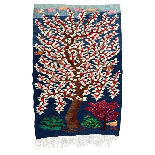 Beautiful Egyptian Wissa Wassef Style Hand Woven Tapestry