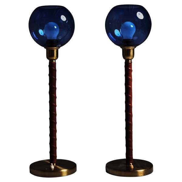 Swedish Designer Table Lamps 'E1251' By Asea, Sweden, 1950s