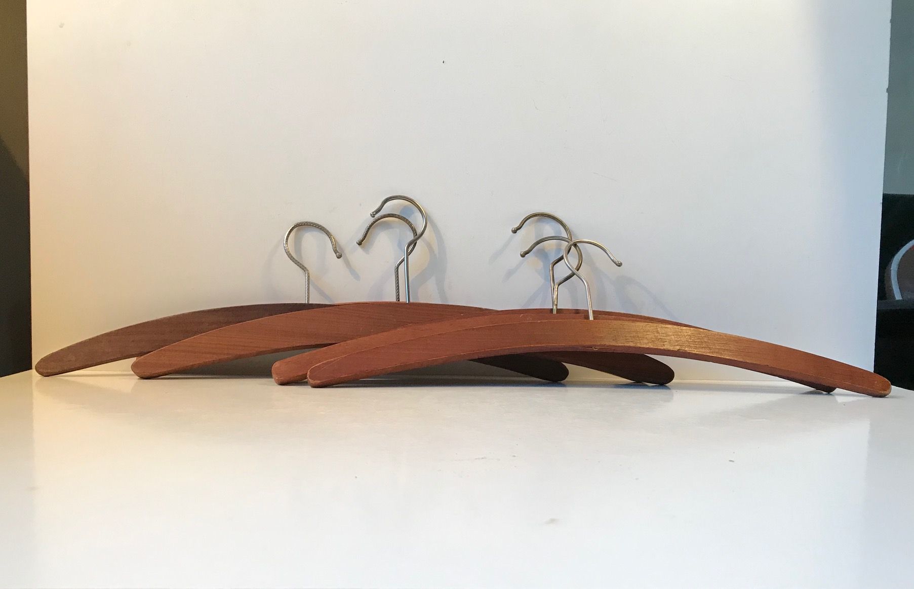 Vintage Teak Coat Hanger, Denmark 1960s Vintage Teak Coat Hanger, Denmark 1960s