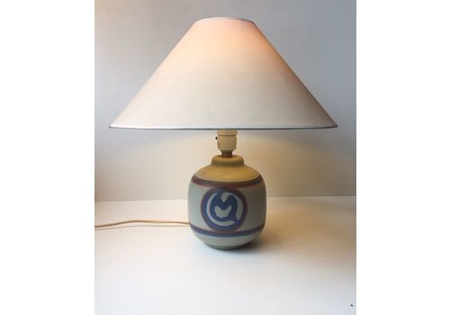 Danish Ceramic Table Lamp By Ole Bøgild For Le Klint, 1970s
