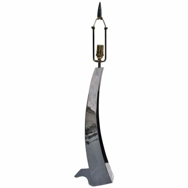 Forged Stainless Lamp By Curtis Norton