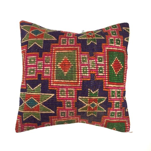 Vintage Kilim Cushion Cover Kelim Pillow Moroccan Style Vinterior