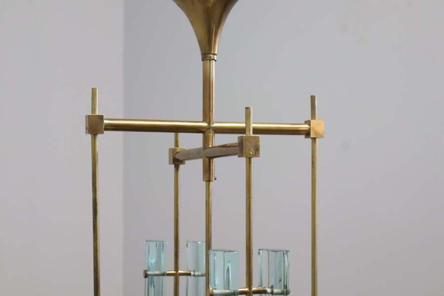 Rare Max Inrgand For Fontana Arte Chandelier  Model 2338 photo furniture