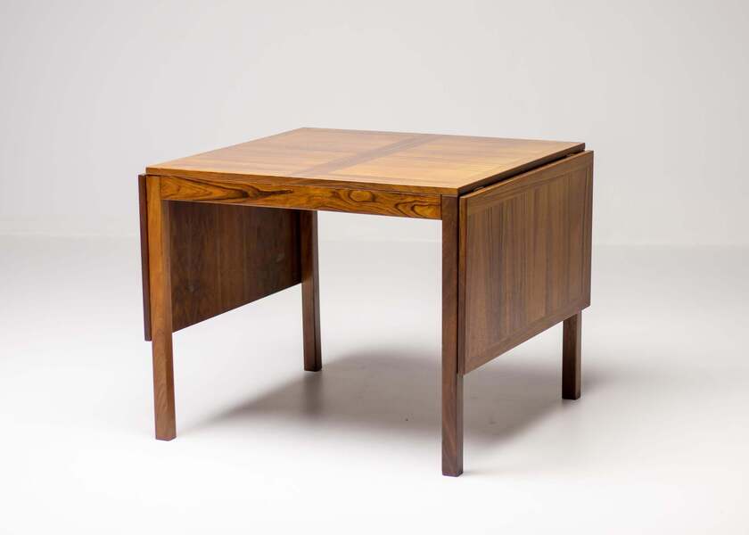 Vejle Rosewood Drop Leaf Dining Table photo furniture
