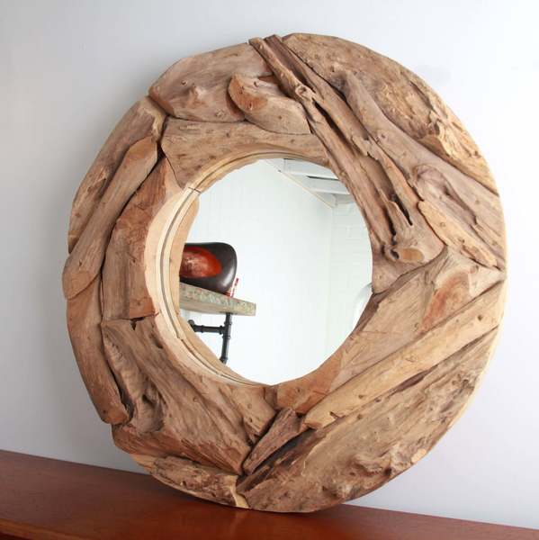 Round Driftwood Mirror 60 Cm Vinterior Round Driftwood Mirror 60 Cm Vinterior