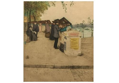 Tavik Frantisek Simon "Motif From Seine, Paris"