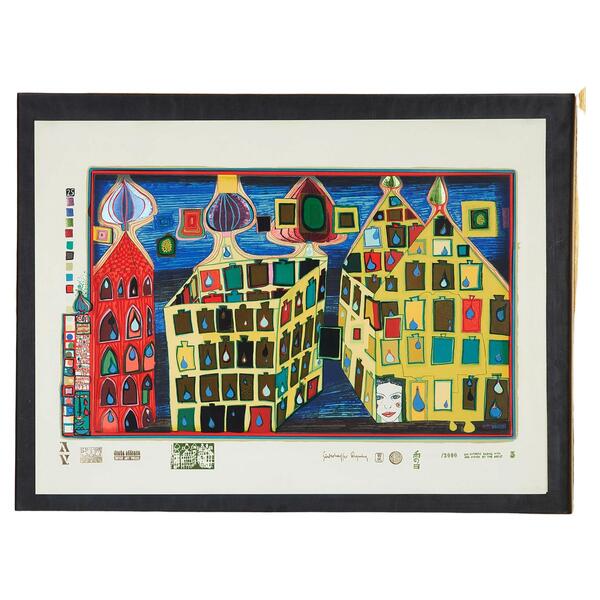 Friedensreich Hundertwasser “It Hurts To Wait With Love In Somewhere Else”