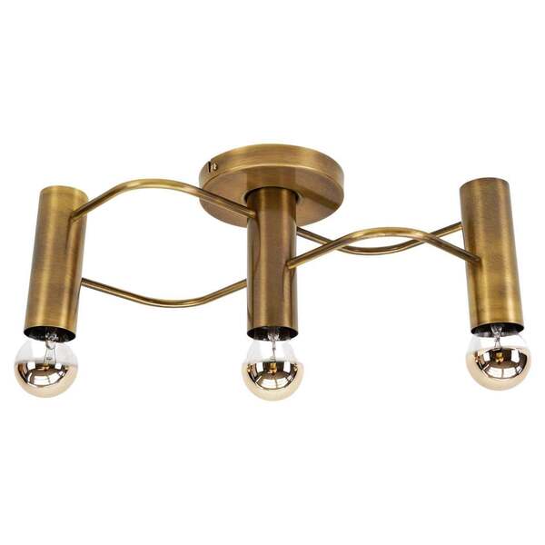 Set Of Sculptural Ceiling And Wall Light Flush Mount Chandelier By Leola, 1960s