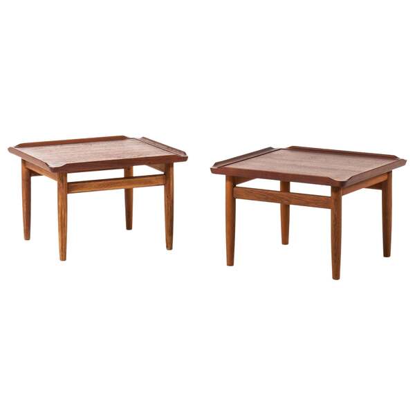 Kurt østervig Side Tables Produced By Jason Møbler In Denmark