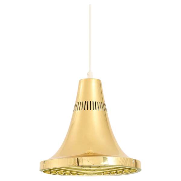 Ceiling Lamp In Brass By Hans Agne Jakobsson, 1960's
