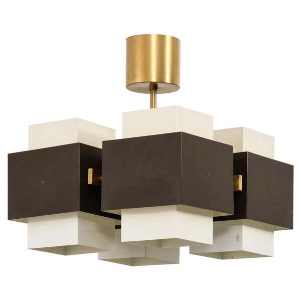 Hans Agne Jakobsson Ceiling Lamp Model G769/4 Produced By Hans Agne Jakobsson Ab