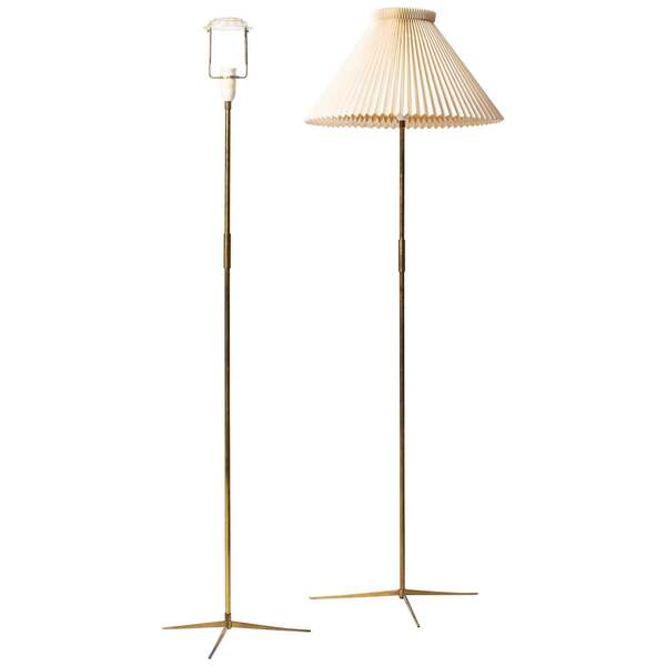 Svend Aage Holm Sørensen Floor Lamp In Brass By Holm Sørensen & Co. In Denmark