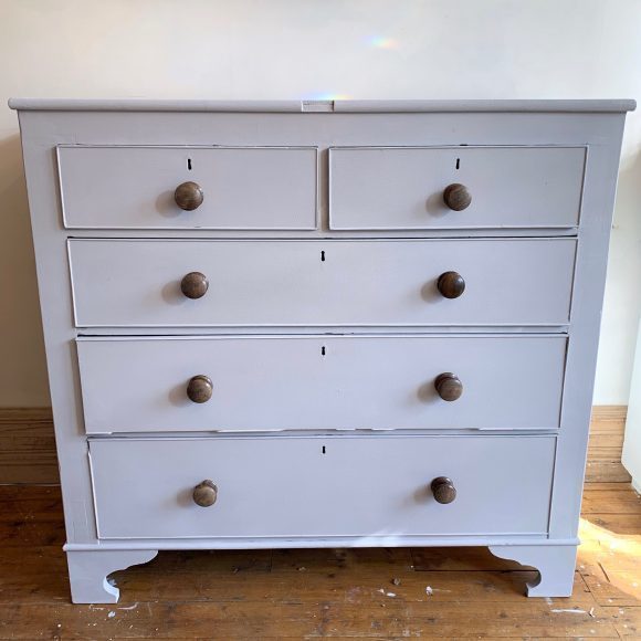 Solid Wood Chest Of Drawers Painted In Annie Sloan Vinterior