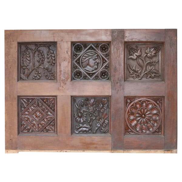Oak Wall Panel In The Jacobean Style