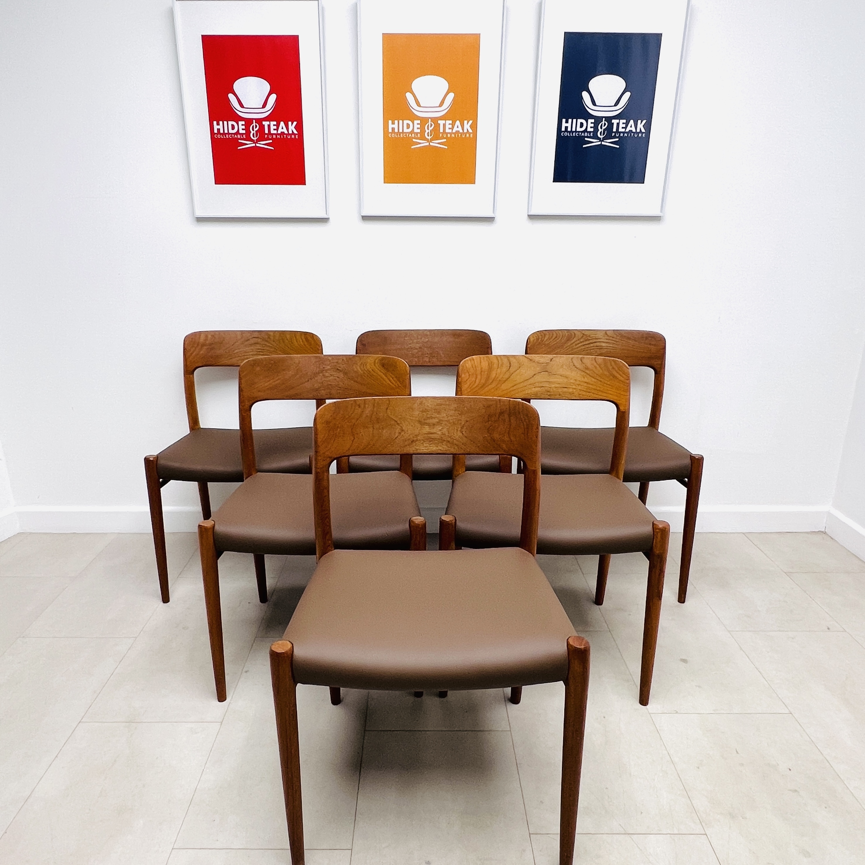 Danish Dining Chairs By Niels Otto Møller