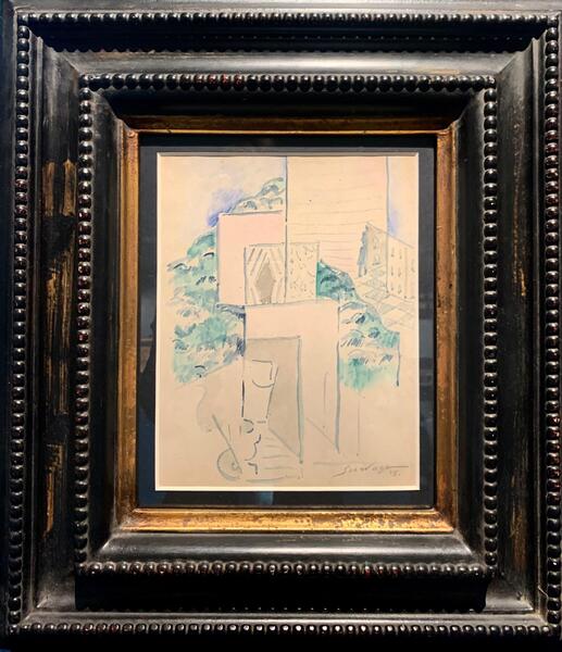 Leopold Survage、【Paysage cubiste】 Leopold Survage、【Paysage cubiste】（Léopold Survage (1879