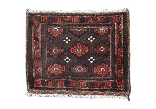 Antique Baluch Saddle Bag Face With 