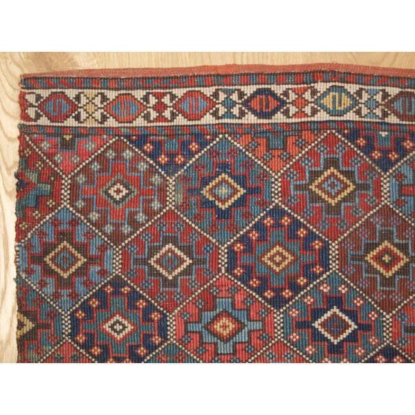 Antique Shahsavan Mafrash Panel, With Diamond Lattice Design photo furniture
