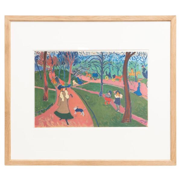 André Derain Framed 'Hyde Park' Color Lithography, Circa 1972