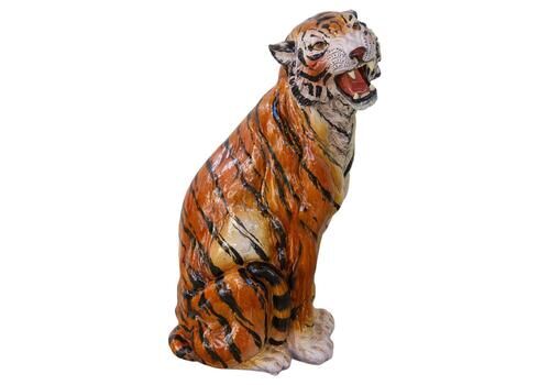 Large Vintage Italian Ceramic Tiger, 1970s